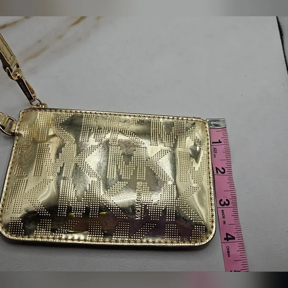 Michael Kors Women's Gold Monogram Wallet